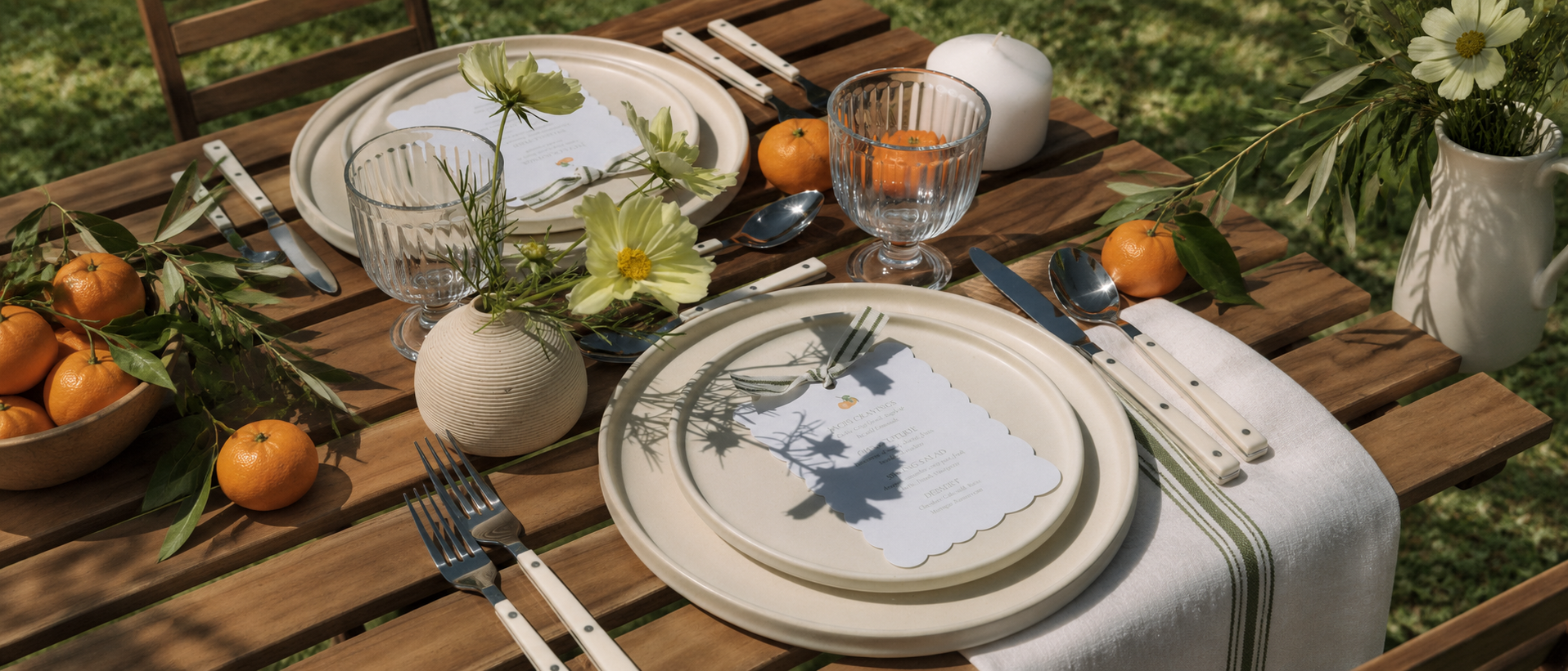 Thoughtful details for the table